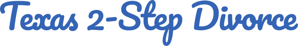 Texas 2 Step Divorce Logo